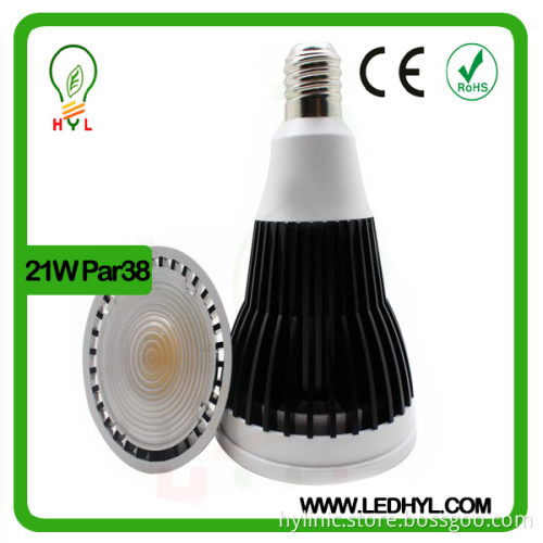 2014 hot sale light led lamp COB 21w led par38